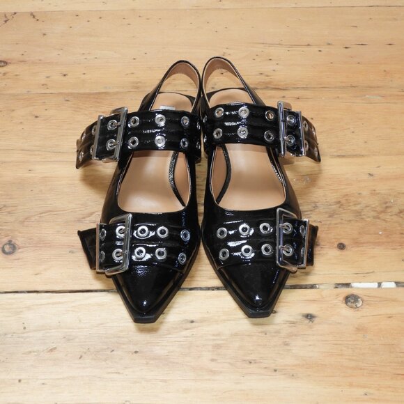 Steve Madden Buckle Flats - Picture 2 of 4